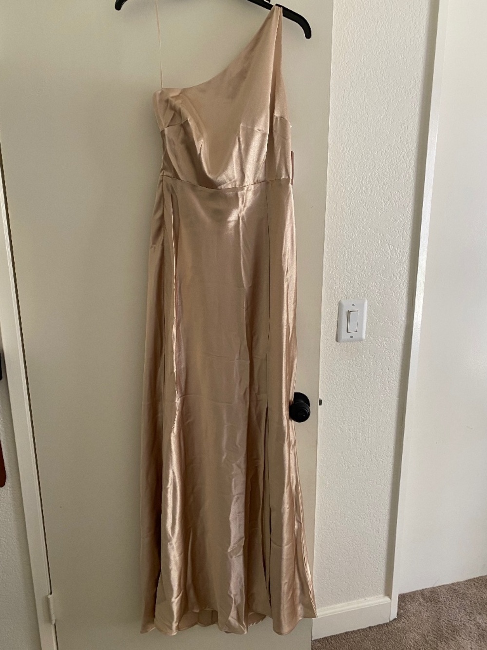 Birdy Grey Kira Dress Satin Champagne